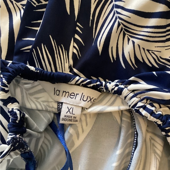 La mer luxe-tie back neck asymmetrical dress-SZ XL - Picture 3 of 3